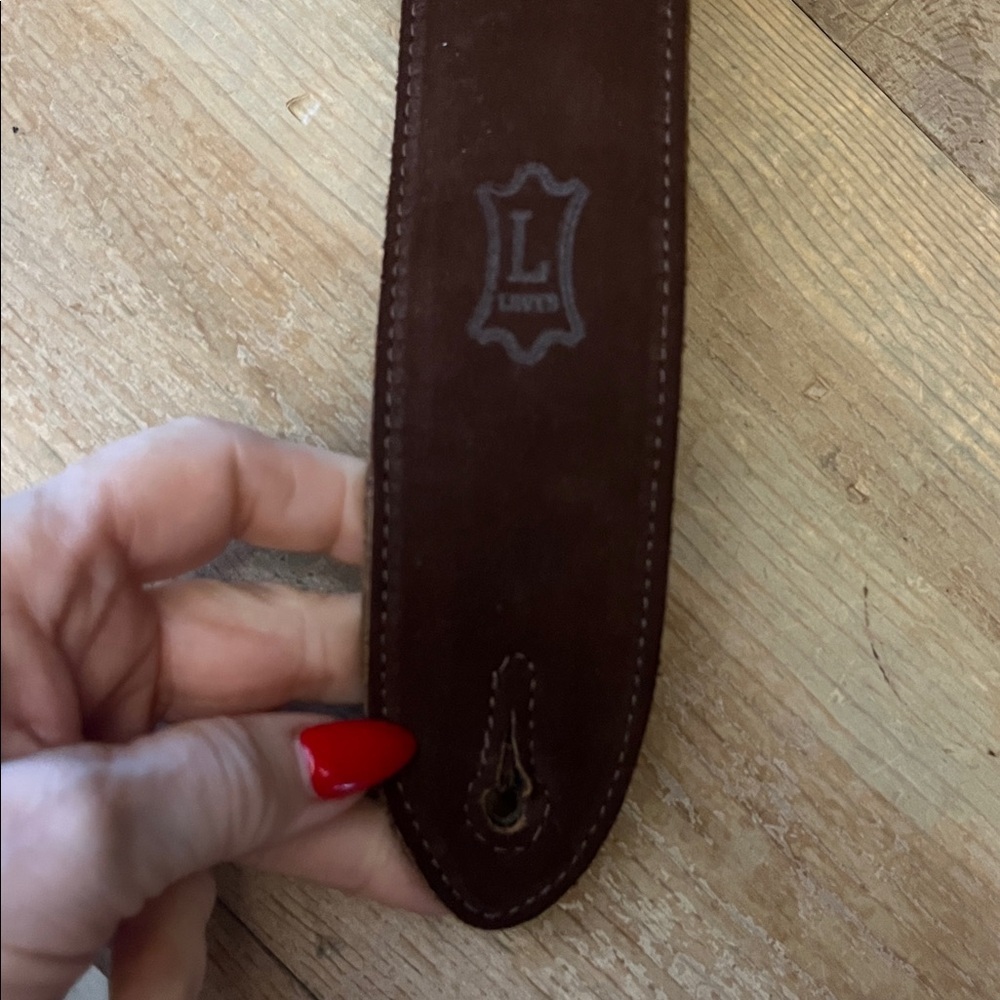 Levy’s Leather Guitar Strap Simply Suede Series #MS12 2” Width Ladder Adjustment - Picture 4 of 8